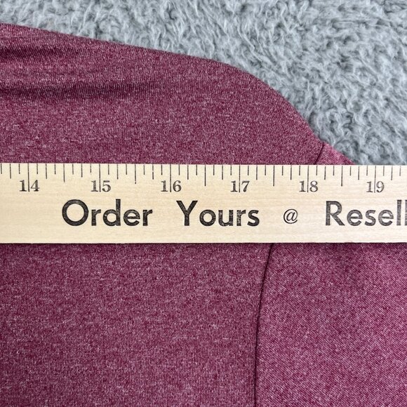 Untuckit T Shirt Mend Medium Light Red Performance Athletic Comfort Tee - Picture 16 of 16